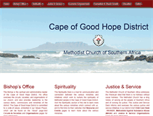 Tablet Screenshot of capemethodist.org